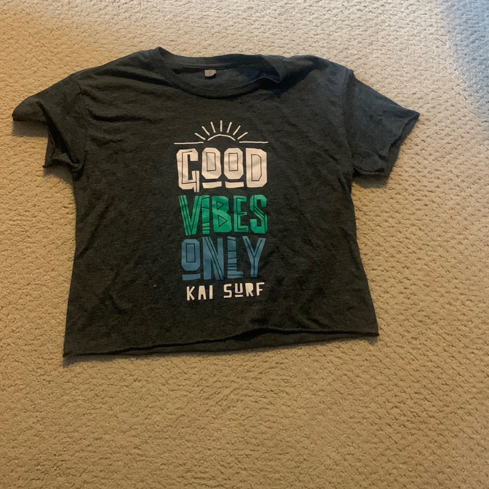 kids kai surf cropped t shirt